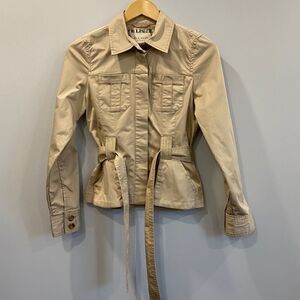 Old Navy Tan Belted Jacket